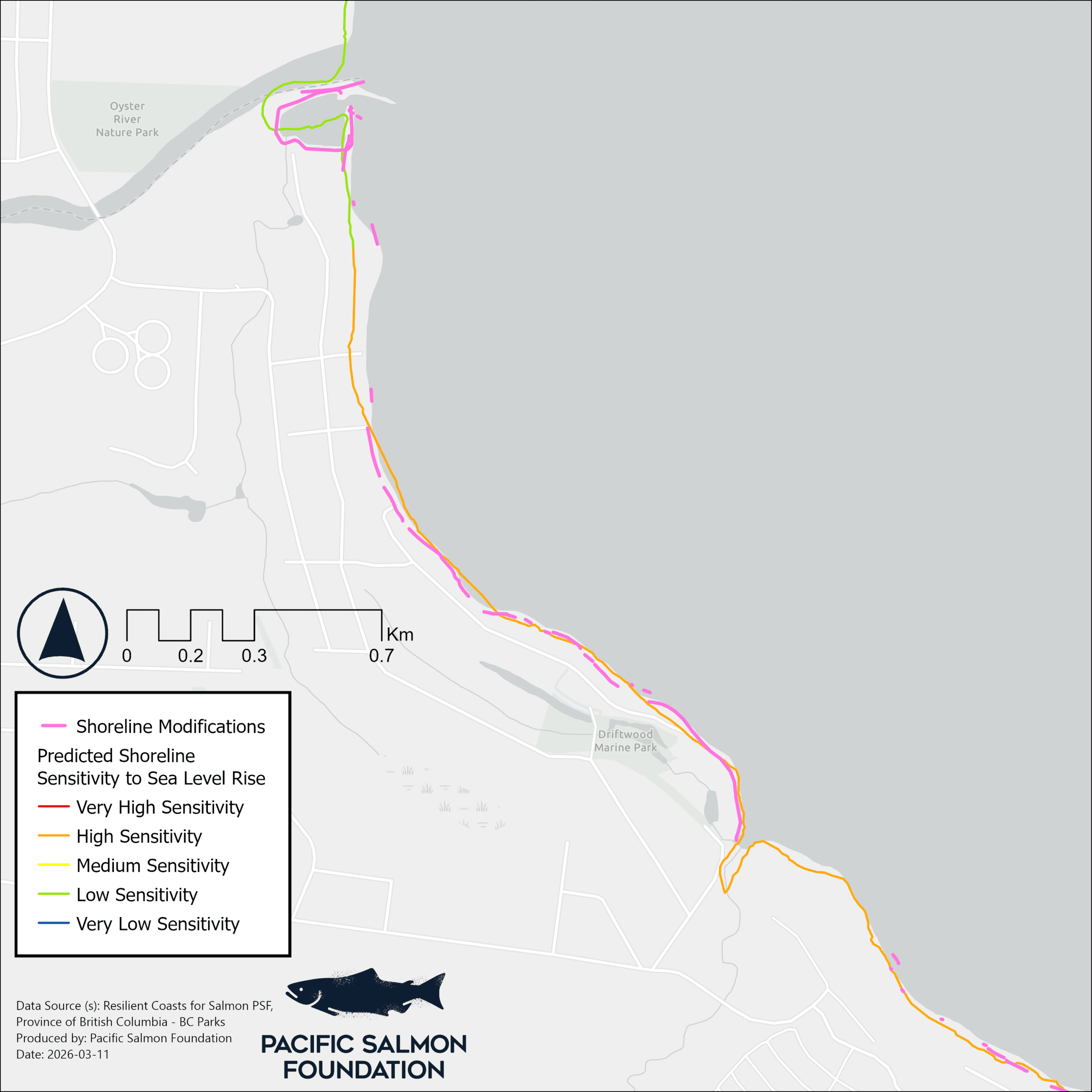 coastalMods_sensitivityToSLR_SaratogaBeach_map